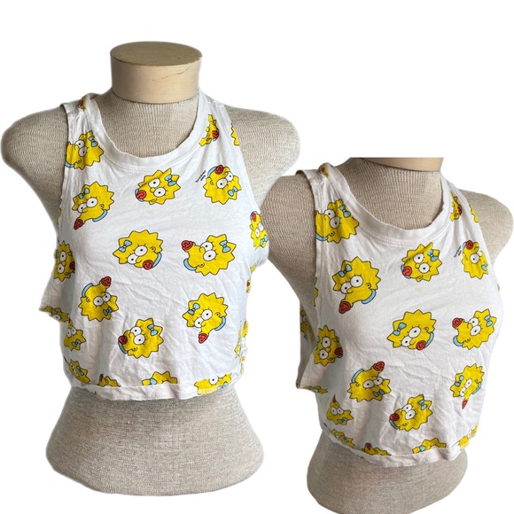 Forever 21 Tops - Women’s forever 21 The Simpsons crop top size L